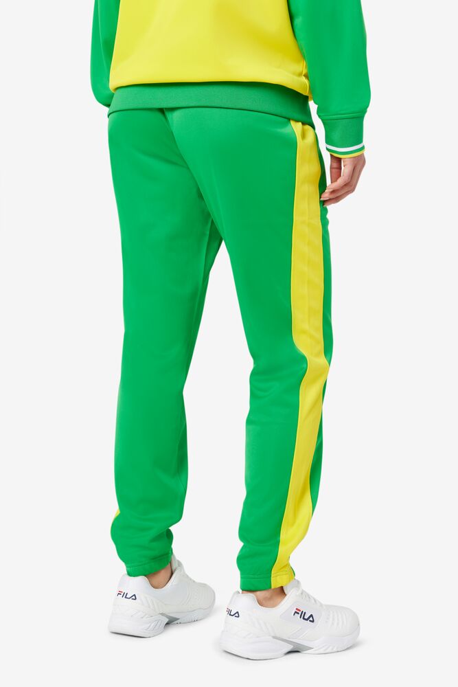 Pantalon Fila Brazil Track Pant Unisex Verde Amarillo | 430768XIF