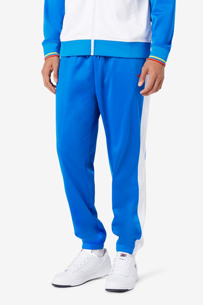 Pantalon Fila Ecuador Track Pant Unisex Azules Blancas Rojas | 165480IMG