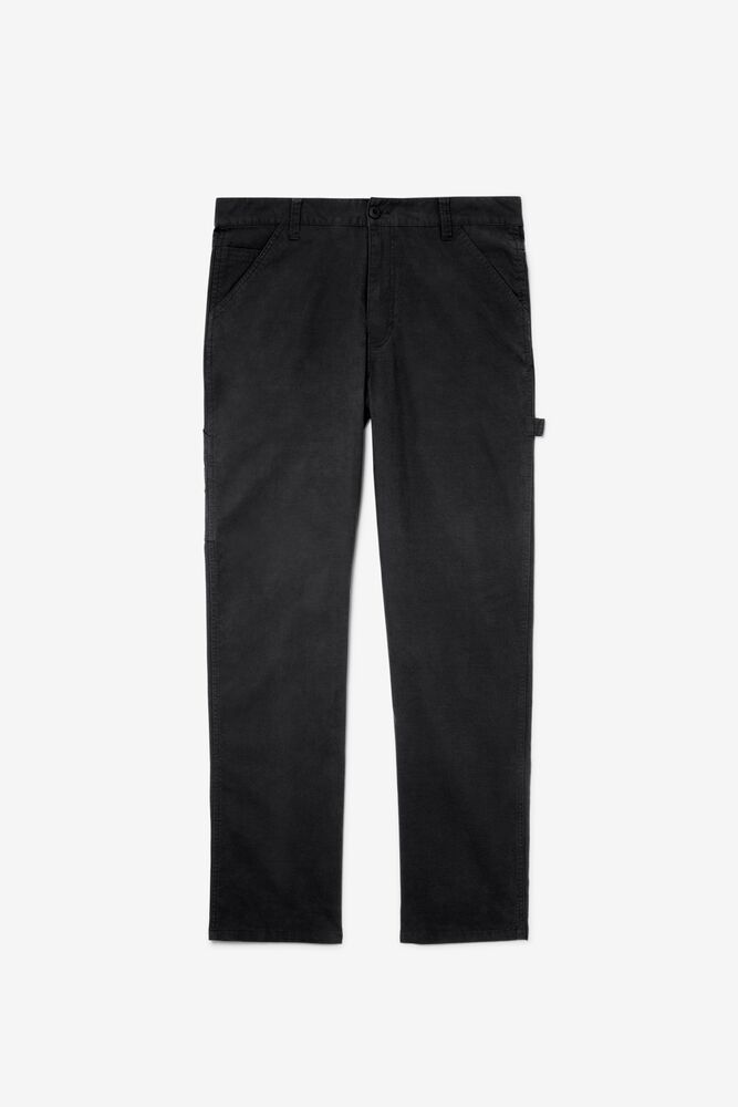 Pantalon Fila Flannel Lined Carpenter Pants - 32 Inseam Unisex Negras | 139582ZSP