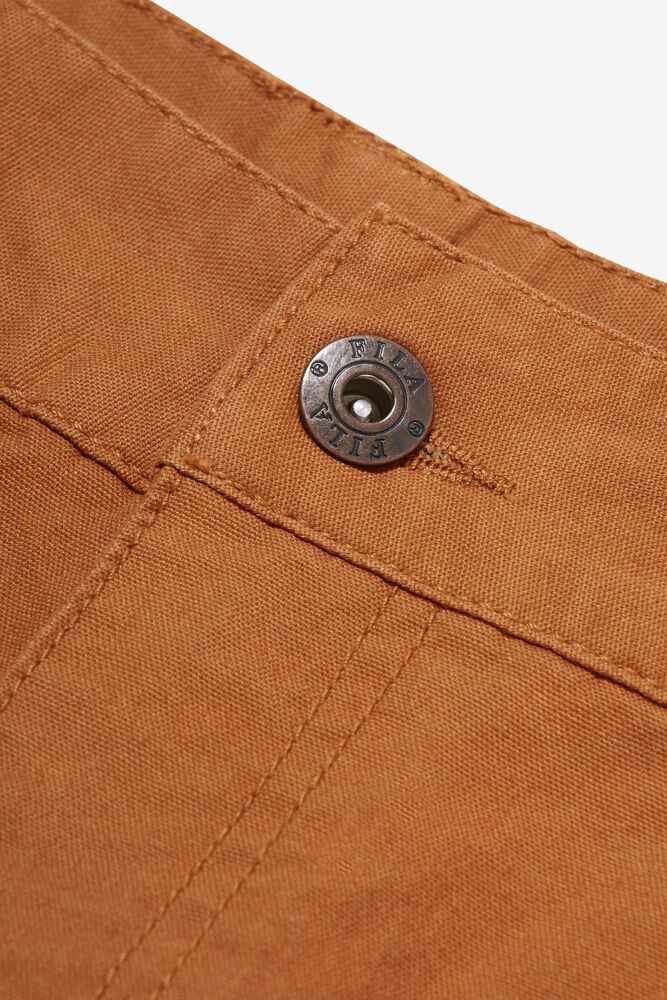 Pantalon Fila Flannel Lined Carpenter Pants - 32 Inseam Unisex 971 Chestnut | 397508ZIG