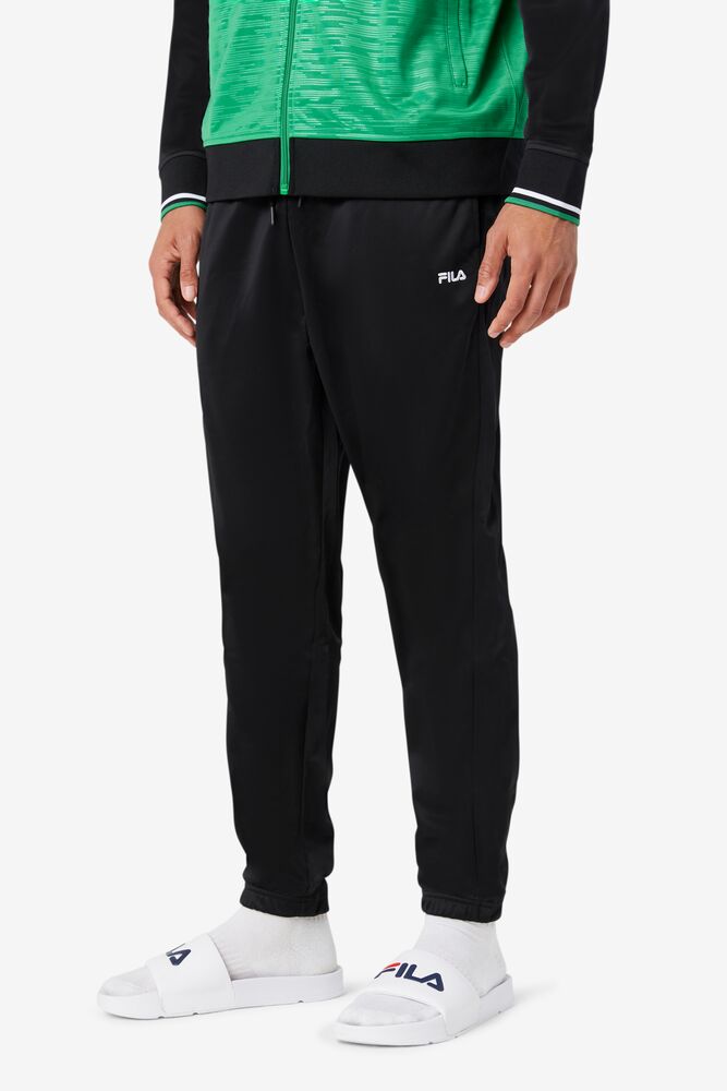 Pantalon Fila Nigeria Track Pant Unisex Negras Blancas | 276139DPU