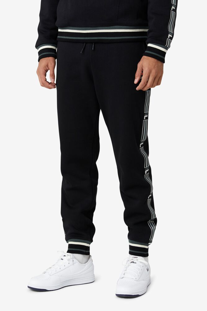 Pantalon de Chándal Fila Danube Track Pants Hombre Negras | 945876IVB