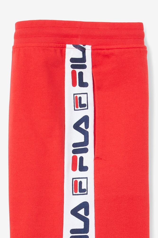 Pantalones Fila Logo Short Unisex Rojas | 918532ERB