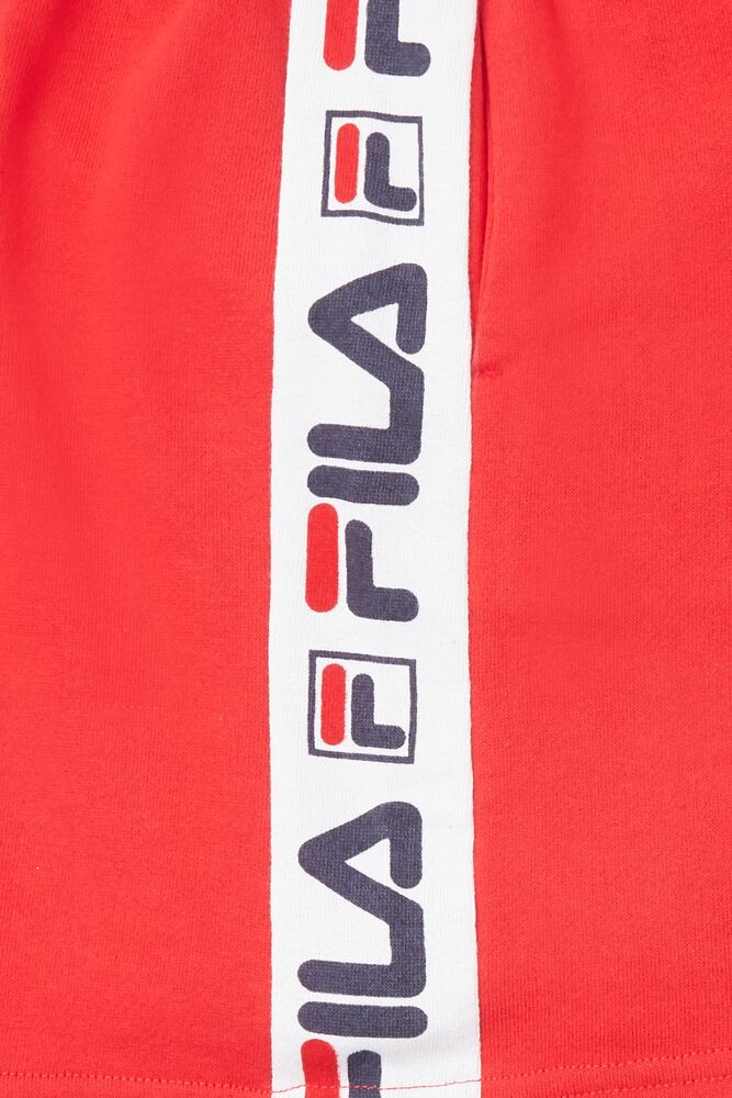 Pantalones Fila Logo Short Unisex Rojas | 918532ERB