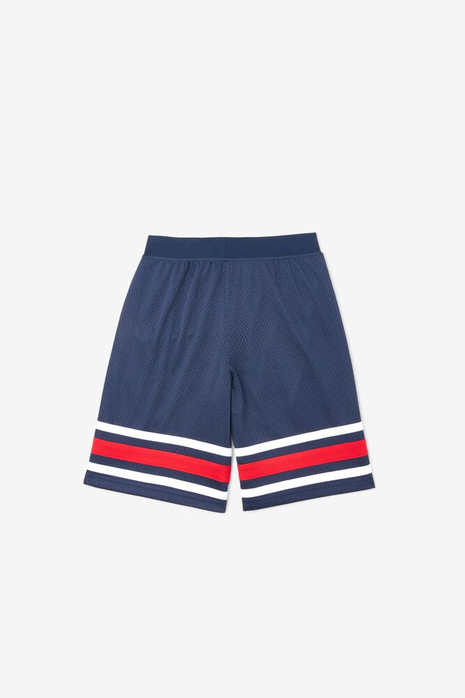 Pantalones Fila Mesh Shorts Unisex Azul Marino | 123780LHM