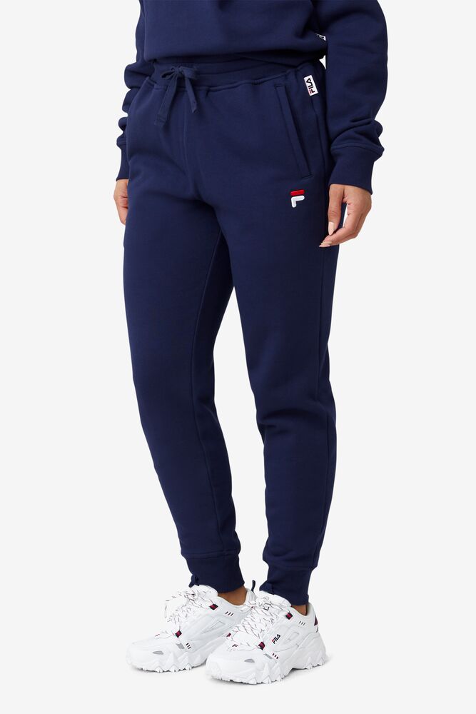 Pantalones Jogger Fila Chardon Jogger Unisex 410 Peacoat | 164038GFX