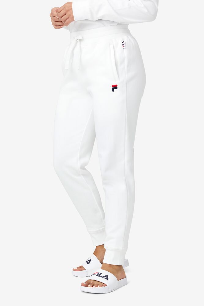 Pantalones Jogger Fila Chardon Jogger Unisex Blancas | 893725UVA