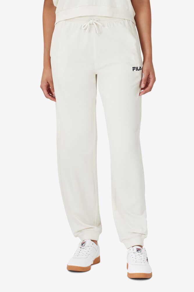 Pantalones Jogger Fila Giacoma Jogger Mujer Blancas | 465871BOR