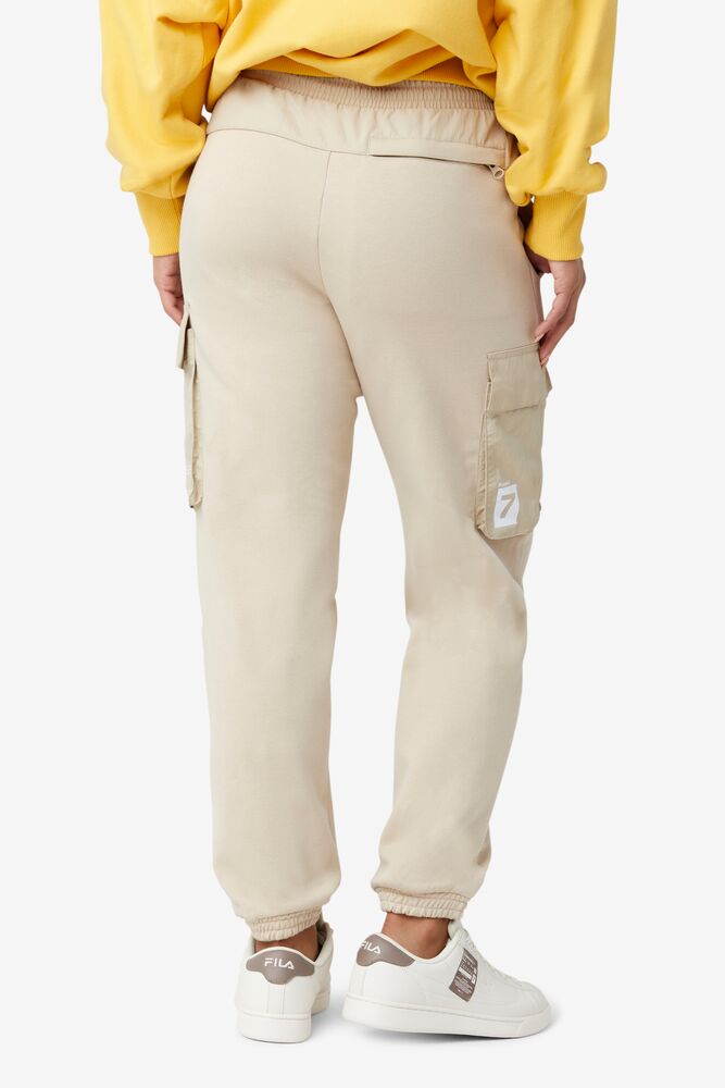 Pantalones Jogger Fila Project 7 Cargo Pant Hombre Beige | 189650RUB