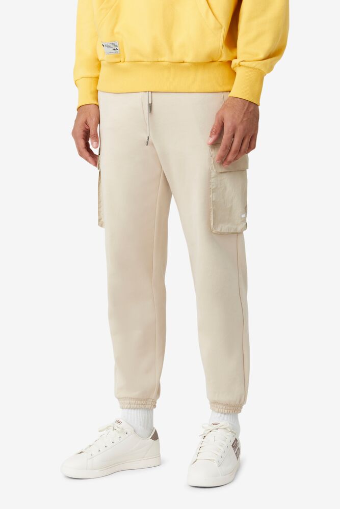 Pantalones Jogger Fila Project 7 Cargo Pant Hombre Beige | 189650RUB