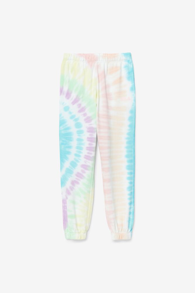 Pantalones Jogger Fila Raleigh Tie Dye Jogger Mujer Creme | 127589BFK