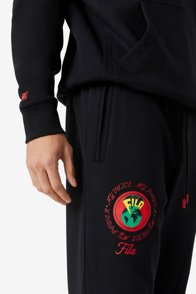 Pantalones Jogger Fila Rhys Jogger Unisex Negras | 614752GEJ