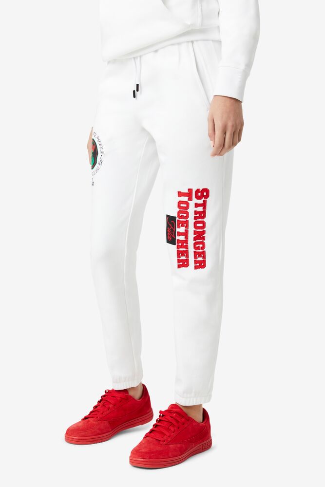 Pantalones Jogger Fila Rhys Jogger Unisex Blancas | 571942VDS