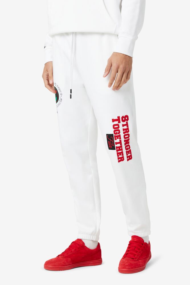 Pantalones Jogger Fila Rhys Jogger Unisex Blancas | 571942VDS