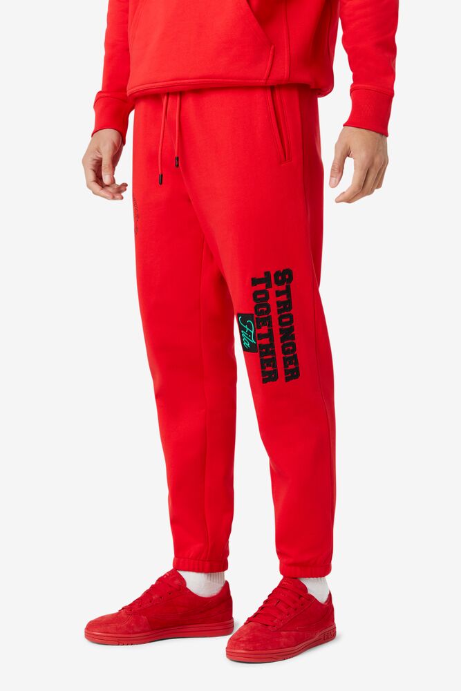 Pantalones Jogger Fila Rhys Jogger Unisex Rojas | 581394QCR