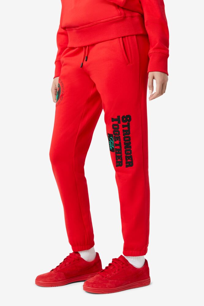 Pantalones Jogger Fila Rhys Jogger Unisex Rojas | 918207TOM