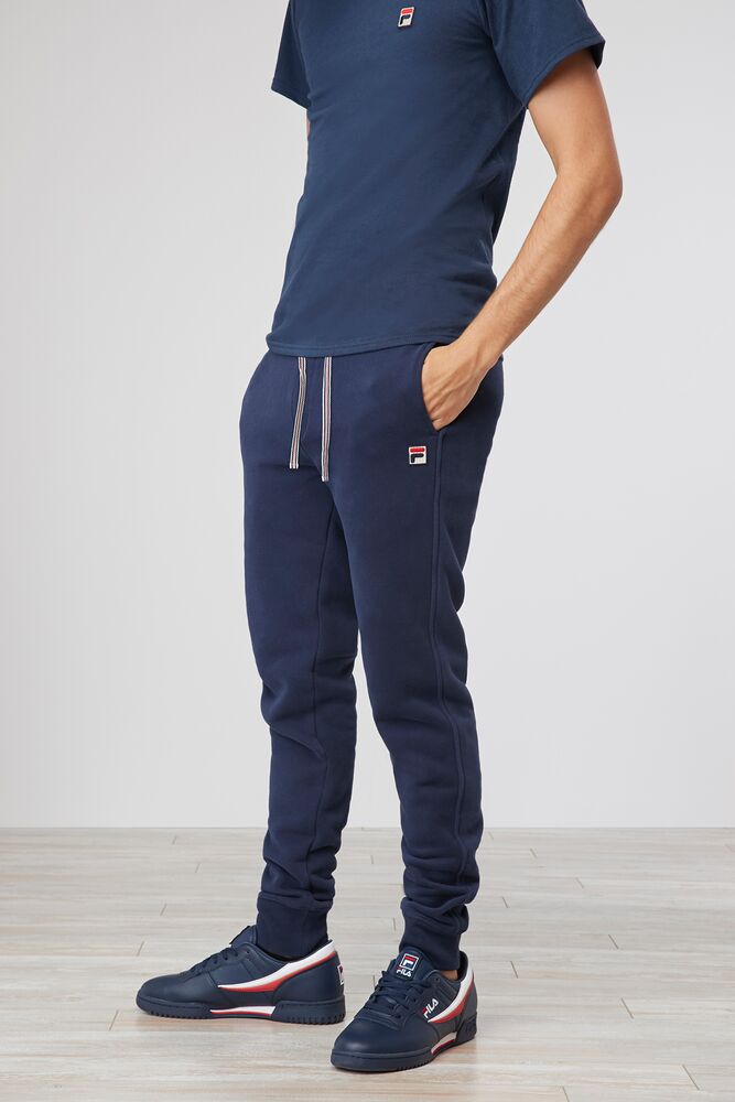 Pantalones Jogger Fila Visconti Jogger Hombre Peacoat | 154293TZR