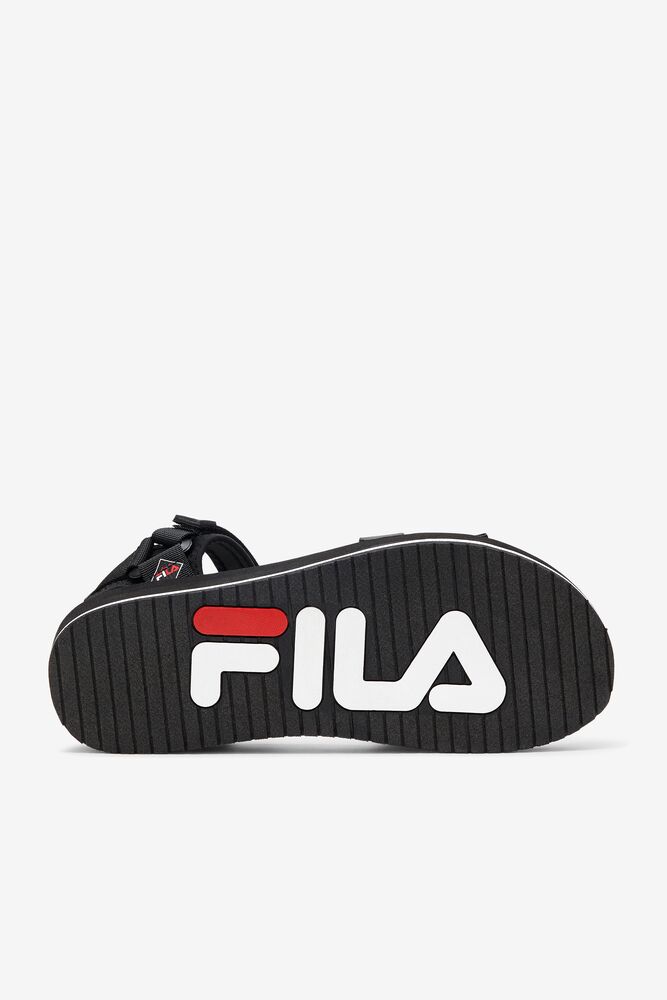 Sandalias Deslizantes Fila Drifter Dns '90s Slide Sandals Hombre Negras Blancas Rojas | 941208VMY