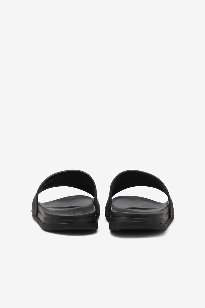 Sandalias Deslizantes Fila Drifter Luxe Slide Sandals Hombre Negras Rojas Blancas | 087562RJI