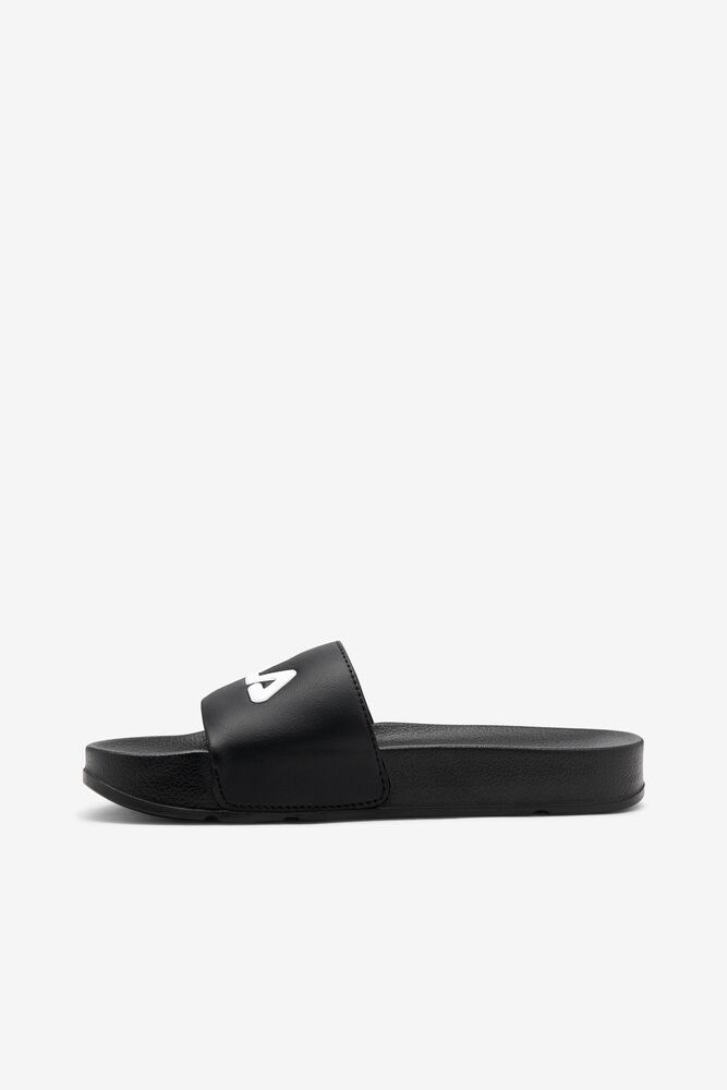 Sandalias Deslizantes Fila Drifter Slide Sandals Mujer Negras Rojas Blancas | 042751UKZ