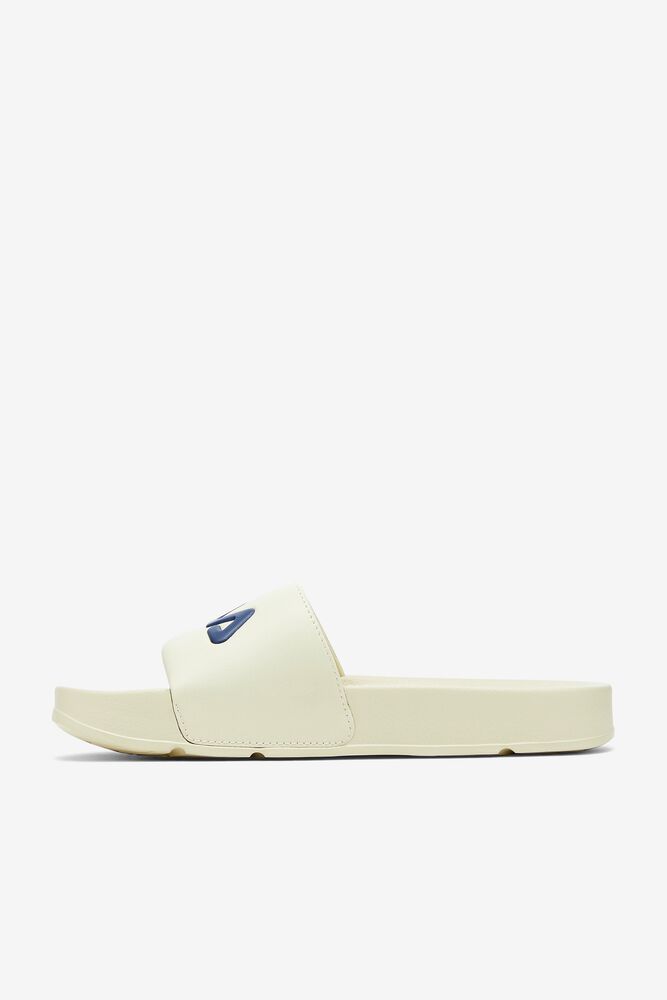 Sandalias Deslizantes Fila Drifter Slide Sandals Hombre Creme Azul Marino Rojas | 238461RJH