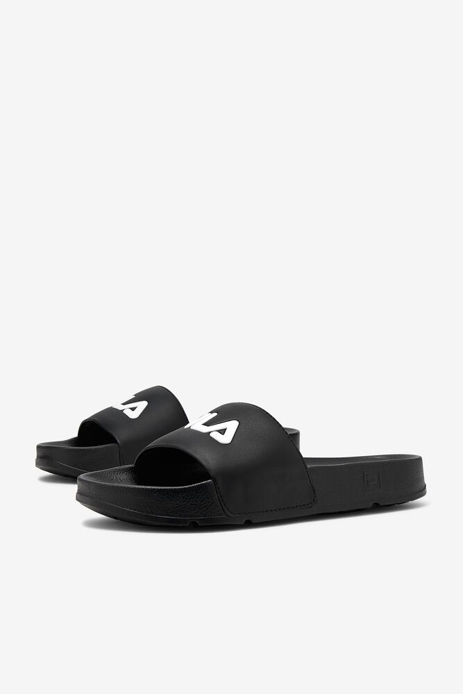 Sandalias Deslizantes Fila Drifter Slide Sandals Hombre Negras Rojas Blancas | 431890UPO