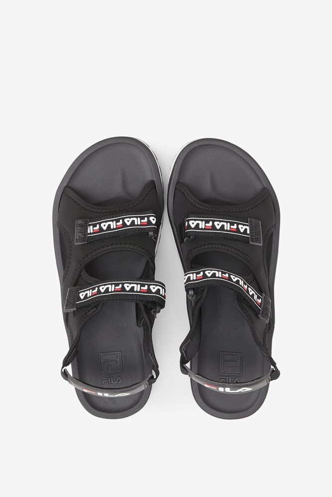 Sandalias Deslizantes Fila Spot Eva Sandal Slide Sandals Mujer Negras Rojas Blancas | 830749JAG