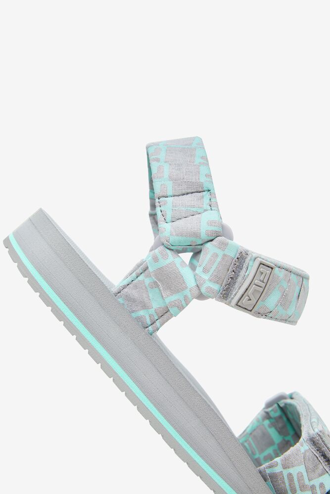 Sandalias Fila Drifter Ts Bandana Sandals Unisex 253 High Rise / High Rise / Fair Aqua | 928075IZJ