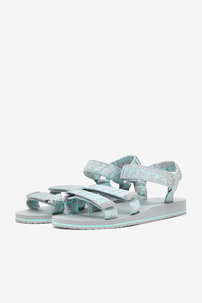 Sandalias Fila Drifter Ts Bandana Sandals Unisex 253 High Rise / High Rise / Fair Aqua | 928075IZJ