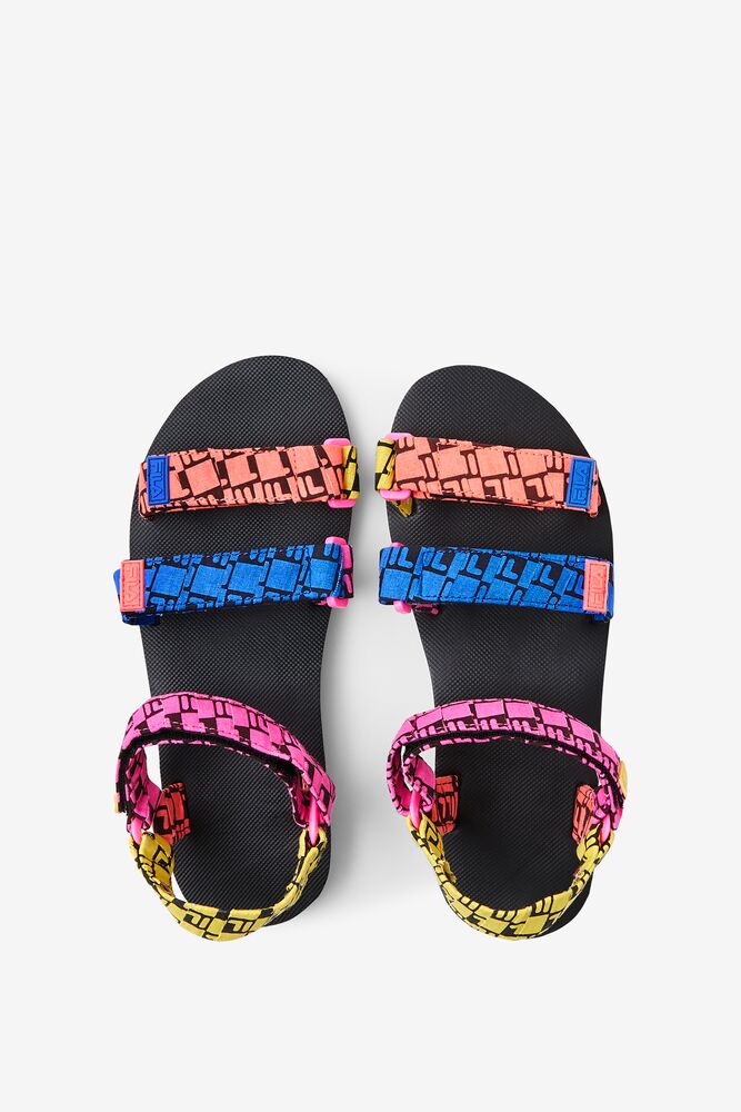 Sandalias Fila Drifter Ts Bandana Sandals Unisex Negras Azules | 751836TJX