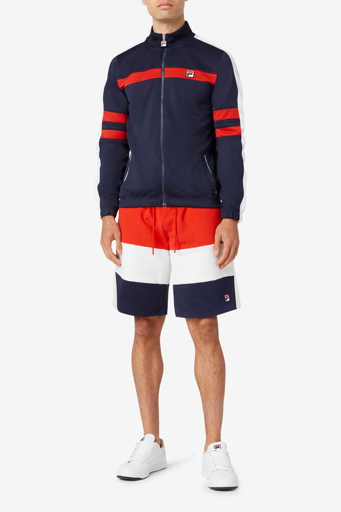 Short Fila Alanzo Short Hombre Cred/Wht/Navy | 639184WSD