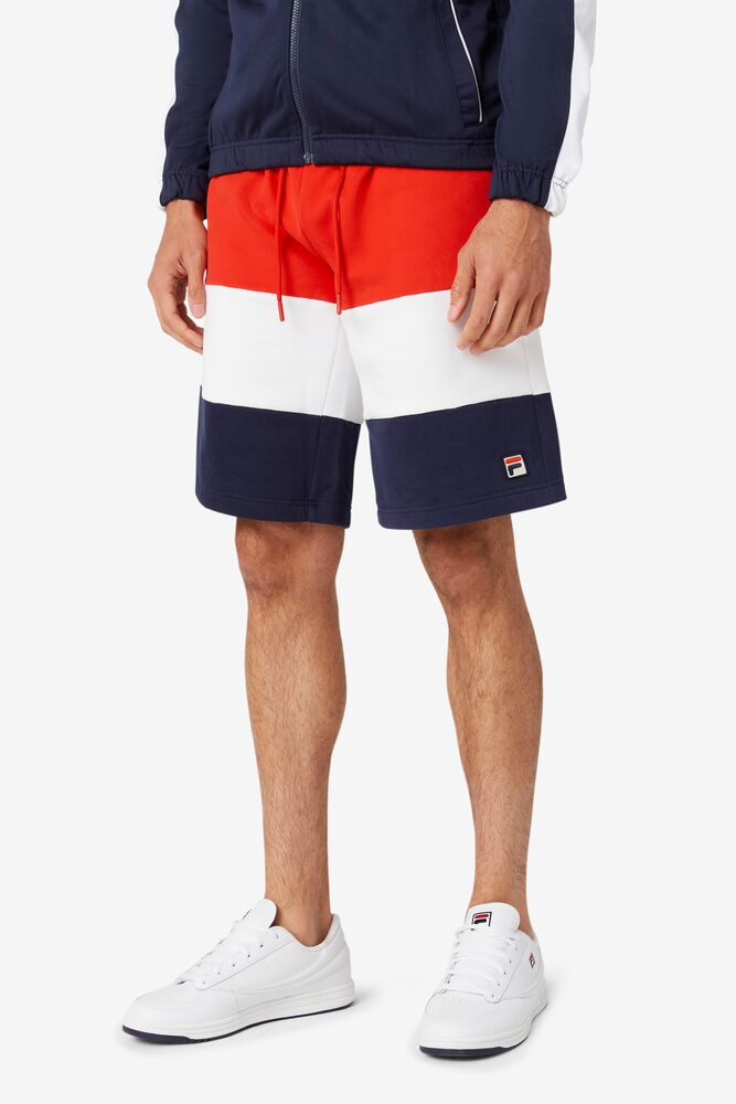 Short Fila Alanzo Short Hombre Cred/Wht/Navy | 639184WSD