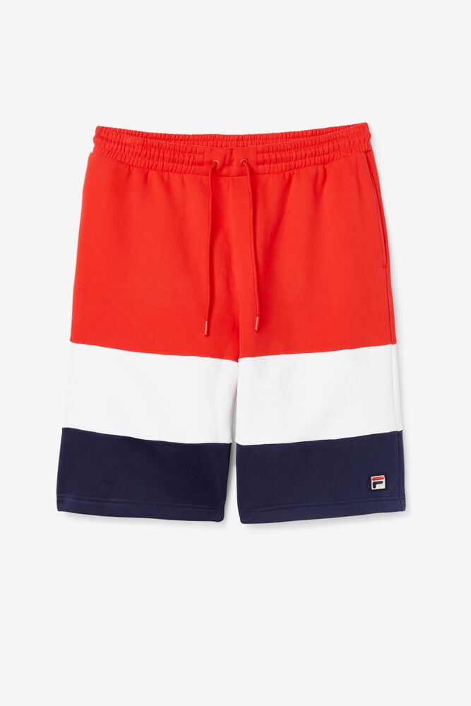 Short Fila Alanzo Short Hombre Cred/Wht/Navy | 639184WSD