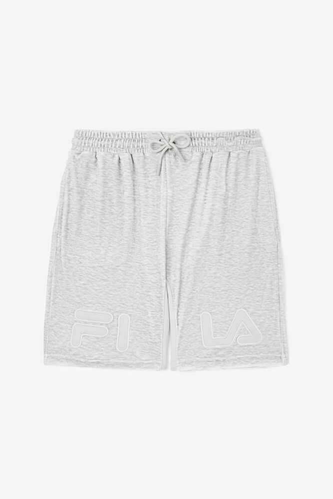 Short Fila Arc Velour Short Hombre Gris Claro | 159076MBE