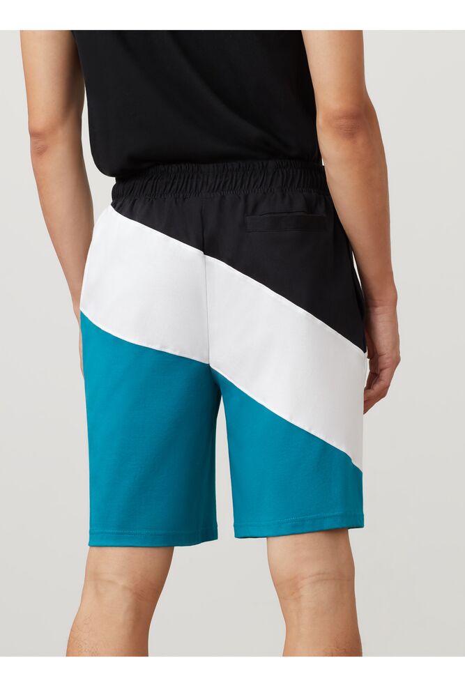 Short Fila Damon Short Hombre Blk/Hblu/Wht | 914536QEJ