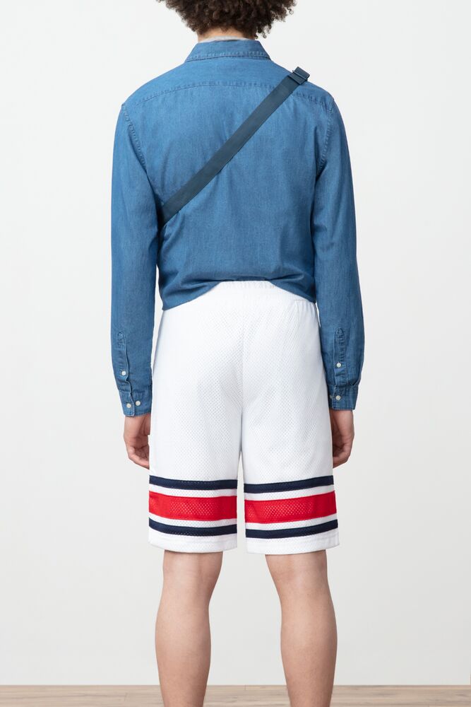 Short Fila Parker Short Hombre Wht/Peac/Cred | 824630ZTM