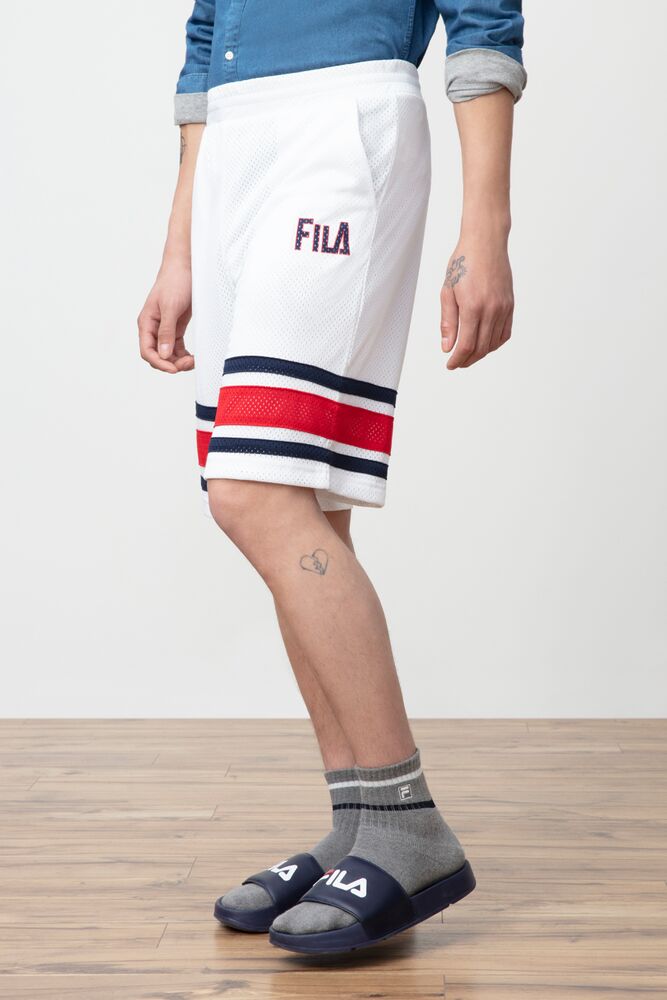 Short Fila Parker Short Hombre Wht/Peac/Cred | 824630ZTM