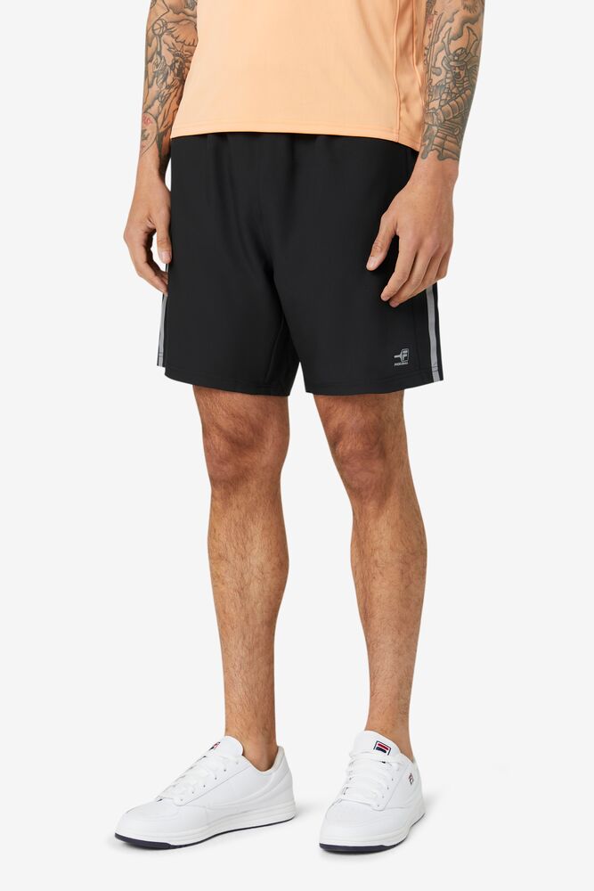 Short Fila Pickleball Short Hombre Negras | 639025RYQ