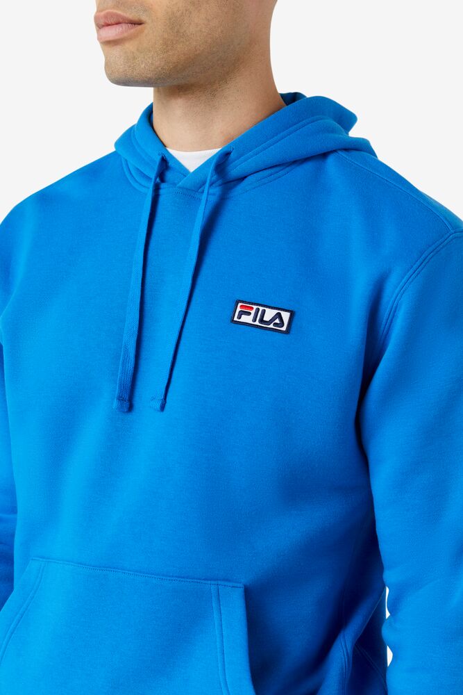 Sudadera con Capucha Fila Algot Hoodie Hombre Azules | 042913GFI