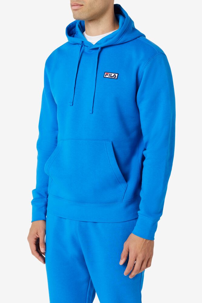 Sudadera con Capucha Fila Algot Hoodie Hombre Azules | 042913GFI