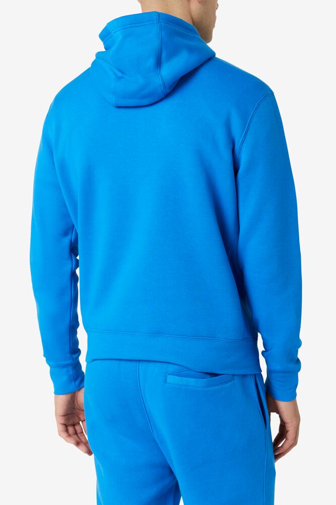 Sudadera con Capucha Fila Algot Hoodie Hombre Azules | 042913GFI