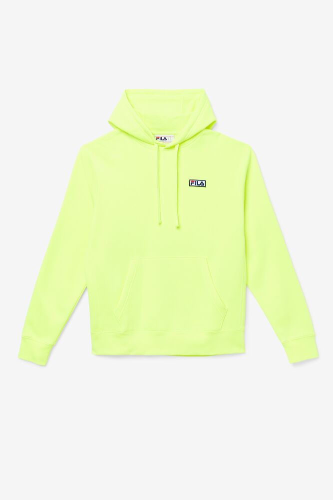 Sudadera con Capucha Fila Algot Hoodie Hombre Amarillo Negras | 398625HDX