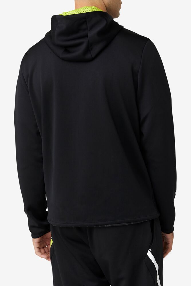 Sudadera con Capucha Fila Coulty Tech Hoodie Hombre Negras | 269854XEN