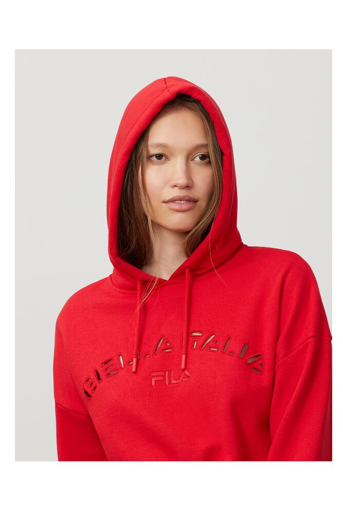 Sudadera con Capucha Fila Dana Hoodie Mujer Chinesred | 178065UXR