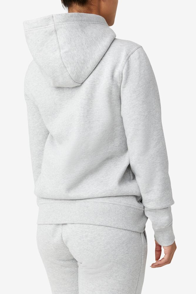 Sudadera con Capucha Fila Godfrey Hoodie Unisex Gris Claro | 056932EPY