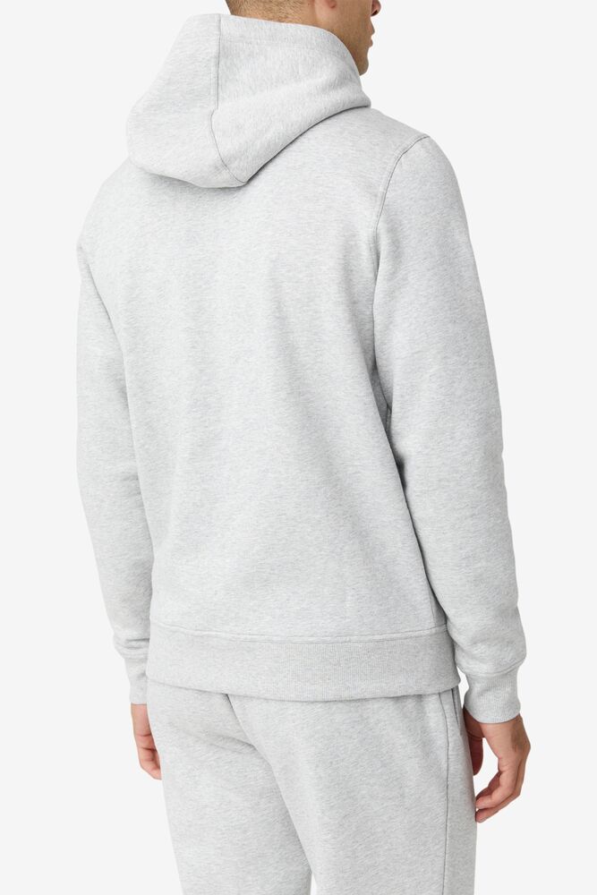 Sudadera con Capucha Fila Godfrey Hoodie Unisex Gris Claro | 056932EPY