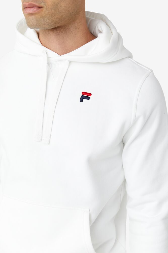 Sudadera con Capucha Fila Godfrey Hoodie Unisex Blancas | 491673PQY