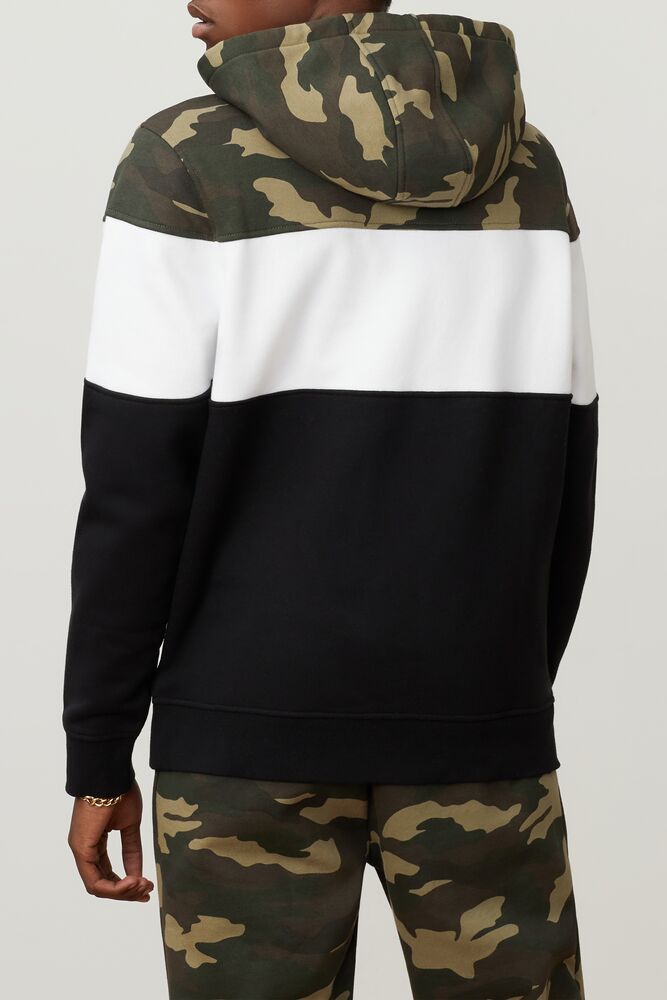 Sudadera con Capucha Fila Grand-slam Hoodie Hombre Ucamop/Blk/Wht | 758094BOM