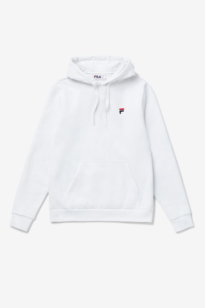 Sudadera con Capucha Fila Luka Hoodie Hombre Blancas | 297463PXZ