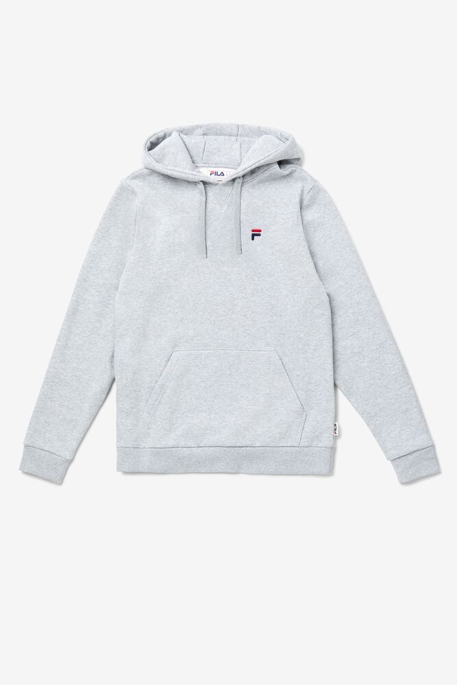 Sudadera con Capucha Fila Luka Hoodie Hombre Gris Claro | 214039UBX